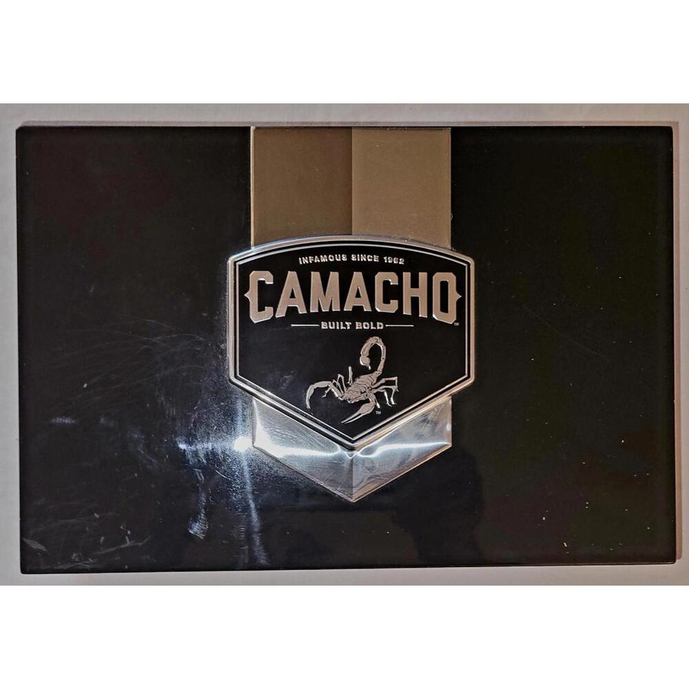 Camacho Triple Empty Wooden Cigar Box 10.25x7x2.5